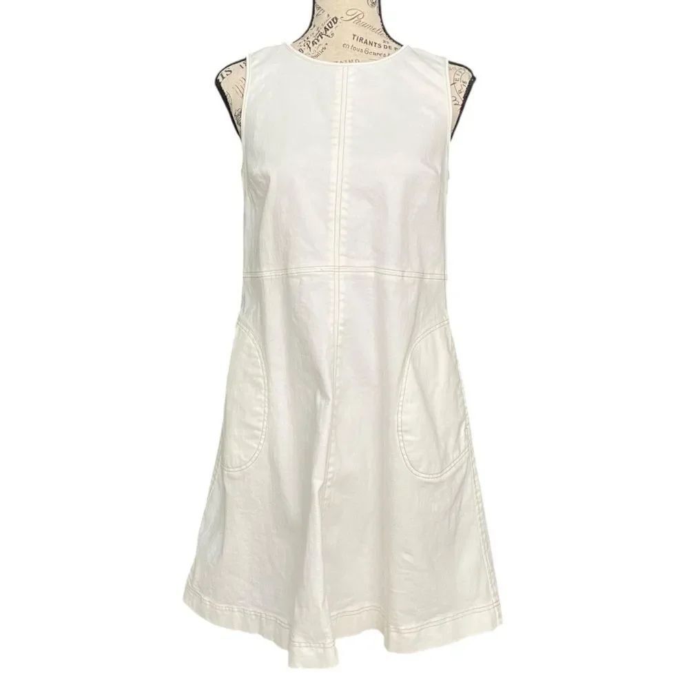 Lauren by Ralph Lauren Denim Fit-and-Flare Dress with Pockets in Size 6